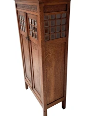Arts & Crafts Armoire or Bookcase In the style of Architect Lauweriks, 1890s